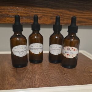 Aromatic Skincare Oil Set - Brown Bottles